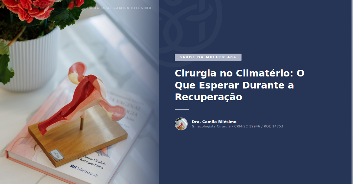Cirurgia no Climatério: O Que Esperar Durante a Recuperação